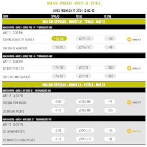 The Real Bookies Player Betting Website and Interface