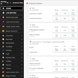 Available Sports Betting Options at BetOnline.ag